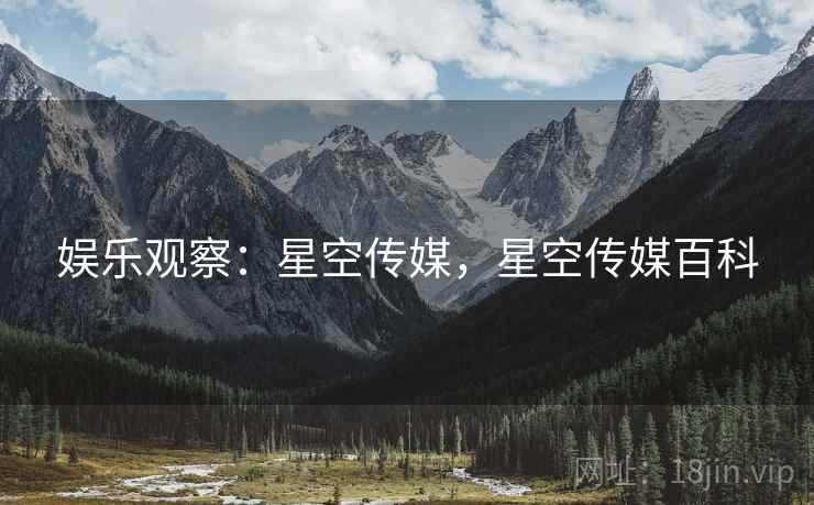 娱乐观察：星空传媒，星空传媒百科