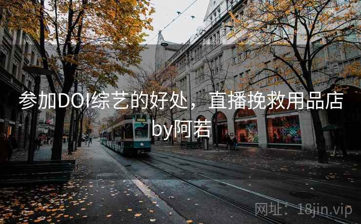 参加DOI综艺的好处，直播挽救用品店by阿若